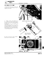 Предварительный просмотр 281 страницы Honda 1979 CBX Shop Manual