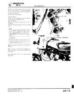 Предварительный просмотр 298 страницы Honda 1979 CBX Shop Manual