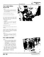 Предварительный просмотр 303 страницы Honda 1979 CBX Shop Manual