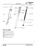 Предварительный просмотр 307 страницы Honda 1979 CBX Shop Manual