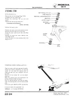 Предварительный просмотр 309 страницы Honda 1979 CBX Shop Manual