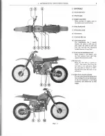 Предварительный просмотр 5 страницы Honda 1979 Elsinore CR250R Owner'S Manual