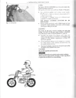 Предварительный просмотр 6 страницы Honda 1979 Elsinore CR250R Owner'S Manual