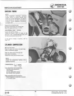 Предварительный просмотр 26 страницы Honda 1980 ATC 185 Shop Manual