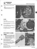 Предварительный просмотр 31 страницы Honda 1980 ATC 185 Shop Manual