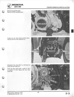 Предварительный просмотр 49 страницы Honda 1980 ATC 185 Shop Manual