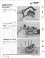 Предварительный просмотр 66 страницы Honda 1980 ATC 185 Shop Manual