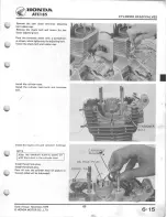 Предварительный просмотр 67 страницы Honda 1980 ATC 185 Shop Manual