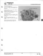 Предварительный просмотр 71 страницы Honda 1980 ATC 185 Shop Manual