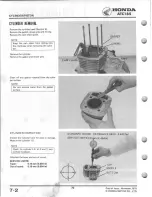 Предварительный просмотр 74 страницы Honda 1980 ATC 185 Shop Manual