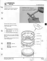 Предварительный просмотр 77 страницы Honda 1980 ATC 185 Shop Manual