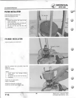 Предварительный просмотр 78 страницы Honda 1980 ATC 185 Shop Manual