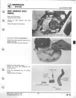 Предварительный просмотр 83 страницы Honda 1980 ATC 185 Shop Manual