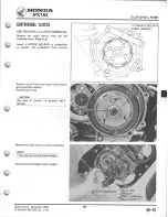 Предварительный просмотр 85 страницы Honda 1980 ATC 185 Shop Manual