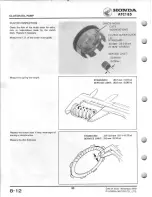 Предварительный просмотр 92 страницы Honda 1980 ATC 185 Shop Manual