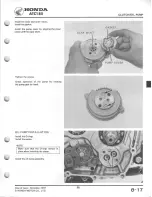 Предварительный просмотр 97 страницы Honda 1980 ATC 185 Shop Manual
