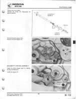 Предварительный просмотр 99 страницы Honda 1980 ATC 185 Shop Manual