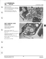 Предварительный просмотр 101 страницы Honda 1980 ATC 185 Shop Manual