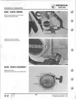 Предварительный просмотр 104 страницы Honda 1980 ATC 185 Shop Manual