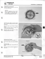 Предварительный просмотр 107 страницы Honda 1980 ATC 185 Shop Manual