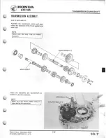 Предварительный просмотр 119 страницы Honda 1980 ATC 185 Shop Manual