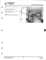 Предварительный просмотр 121 страницы Honda 1980 ATC 185 Shop Manual