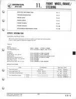 Предварительный просмотр 123 страницы Honda 1980 ATC 185 Shop Manual