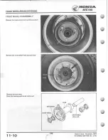 Предварительный просмотр 132 страницы Honda 1980 ATC 185 Shop Manual