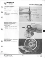 Предварительный просмотр 137 страницы Honda 1980 ATC 185 Shop Manual