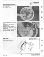 Предварительный просмотр 138 страницы Honda 1980 ATC 185 Shop Manual