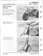 Предварительный просмотр 140 страницы Honda 1980 ATC 185 Shop Manual