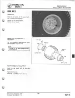 Предварительный просмотр 147 страницы Honda 1980 ATC 185 Shop Manual