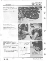 Предварительный просмотр 156 страницы Honda 1980 ATC 185 Shop Manual