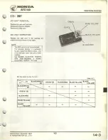 Предварительный просмотр 165 страницы Honda 1980 ATC 185 Shop Manual