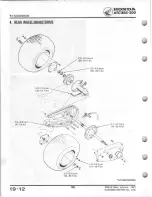 Предварительный просмотр 190 страницы Honda 1980 ATC 185 Shop Manual