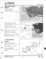 Предварительный просмотр 191 страницы Honda 1980 ATC 185 Shop Manual