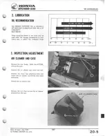 Предварительный просмотр 199 страницы Honda 1980 ATC 185 Shop Manual