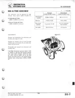 Предварительный просмотр 201 страницы Honda 1980 ATC 185 Shop Manual