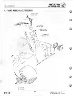 Предварительный просмотр 202 страницы Honda 1980 ATC 185 Shop Manual