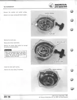 Предварительный просмотр 210 страницы Honda 1980 ATC 185 Shop Manual