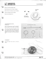 Предварительный просмотр 211 страницы Honda 1980 ATC 185 Shop Manual