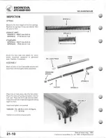 Предварительный просмотр 224 страницы Honda 1980 ATC 185 Shop Manual