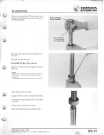 Предварительный просмотр 225 страницы Honda 1980 ATC 185 Shop Manual