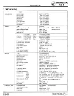 Предварительный просмотр 2 страницы Honda 1980 CB X Addendum