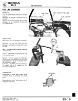 Предварительный просмотр 15 страницы Honda 1980 CB X Addendum