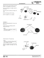Предварительный просмотр 16 страницы Honda 1980 CB X Addendum