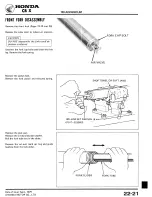 Предварительный просмотр 21 страницы Honda 1980 CB X Addendum