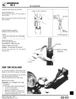 Предварительный просмотр 23 страницы Honda 1980 CB X Addendum