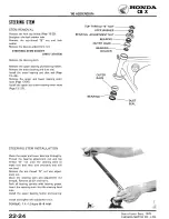 Предварительный просмотр 24 страницы Honda 1980 CB X Addendum