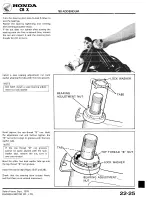 Предварительный просмотр 25 страницы Honda 1980 CB X Addendum